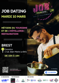 Affiche A3 Brest - Job tourisme 20262