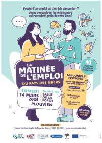 Affiche Plouvien Matinée de l'emploi Job tourisme 2026