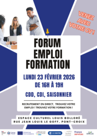 Affiche salon Pont-Croix